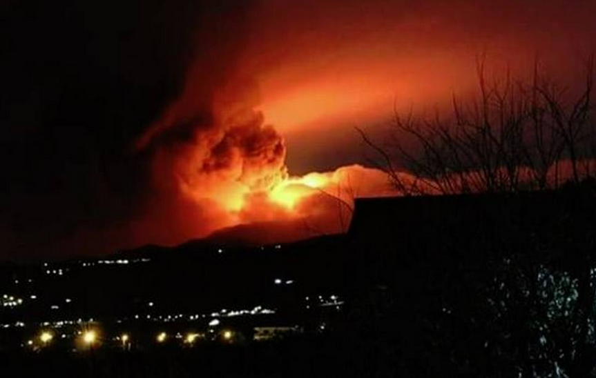 Etna eruption 2014