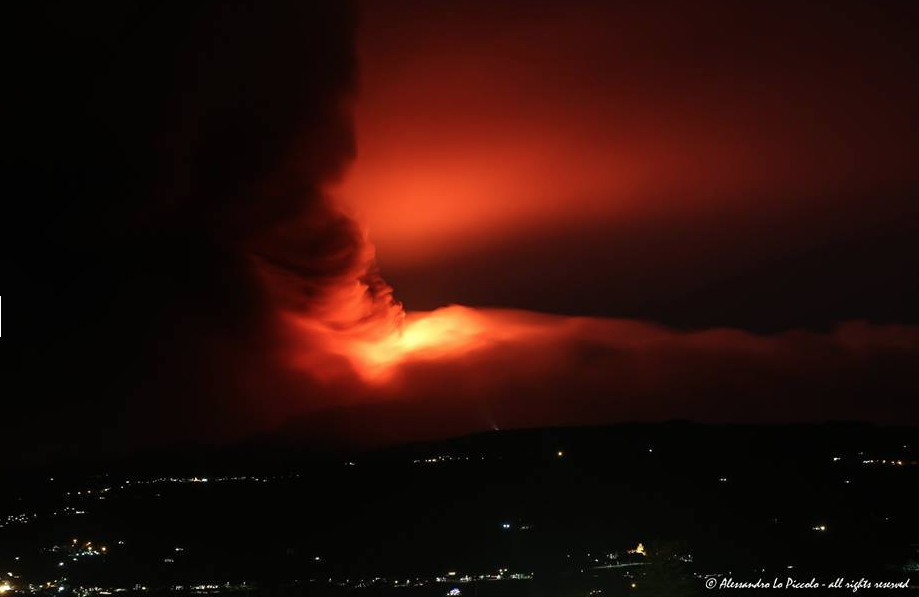 Etna eruption 2014