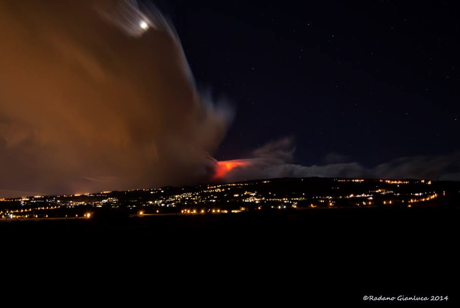 Etna eruption 2014