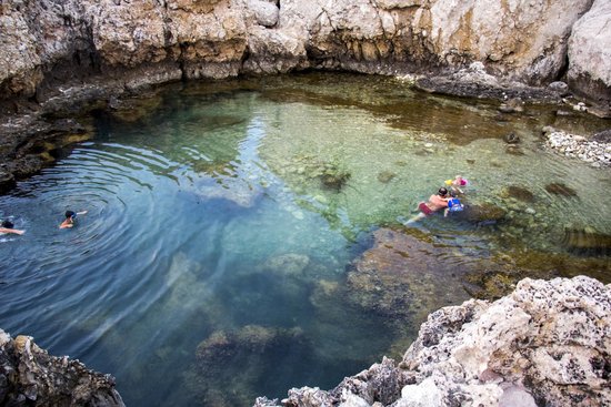 The Venus lagoon at Cape Milazzo