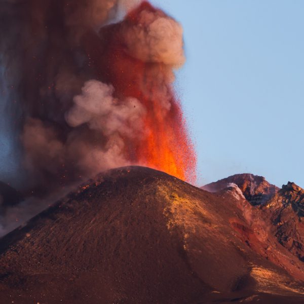 Mount Etna Lava Eruption