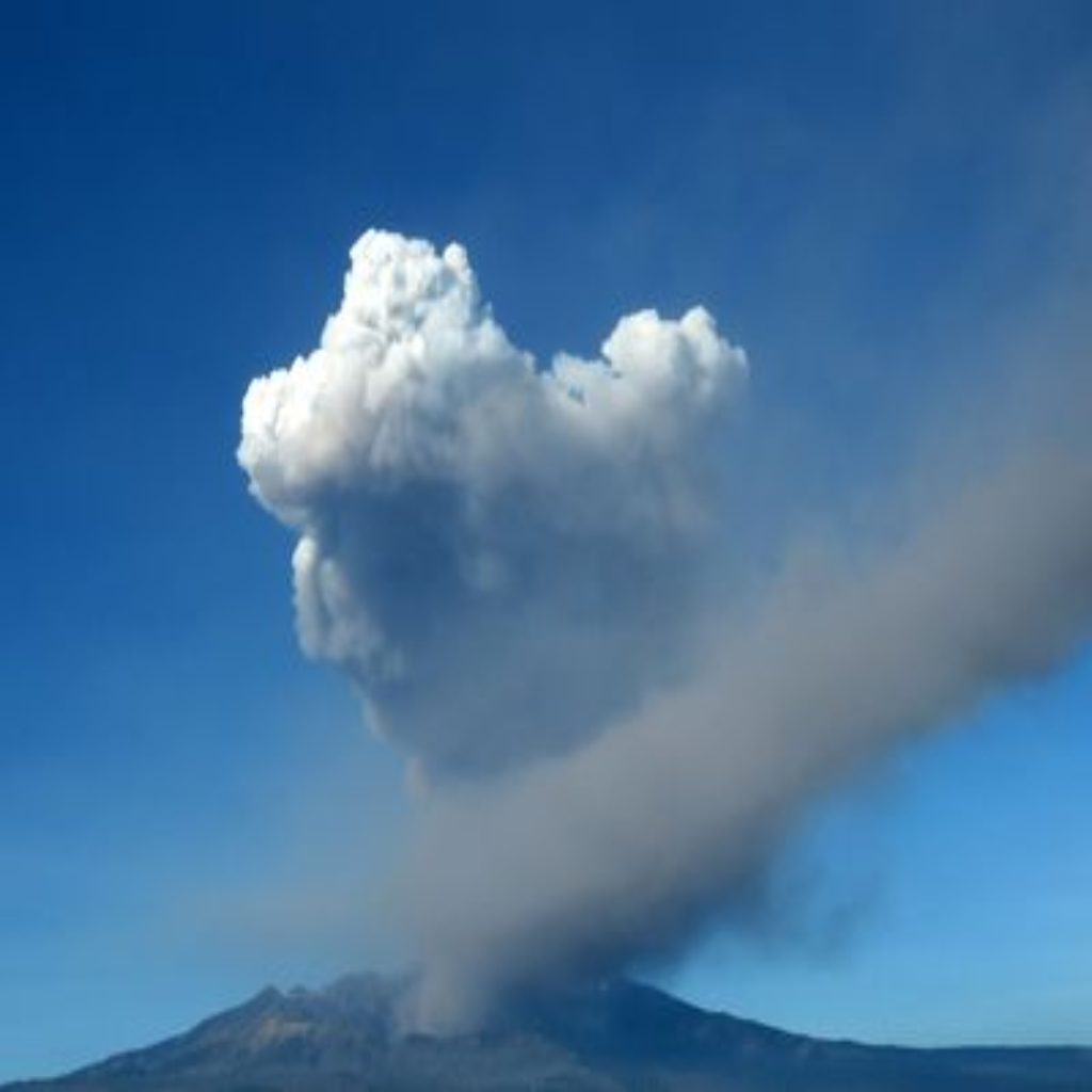 Mt Etna on a big eruption at Christmas Eve 2018