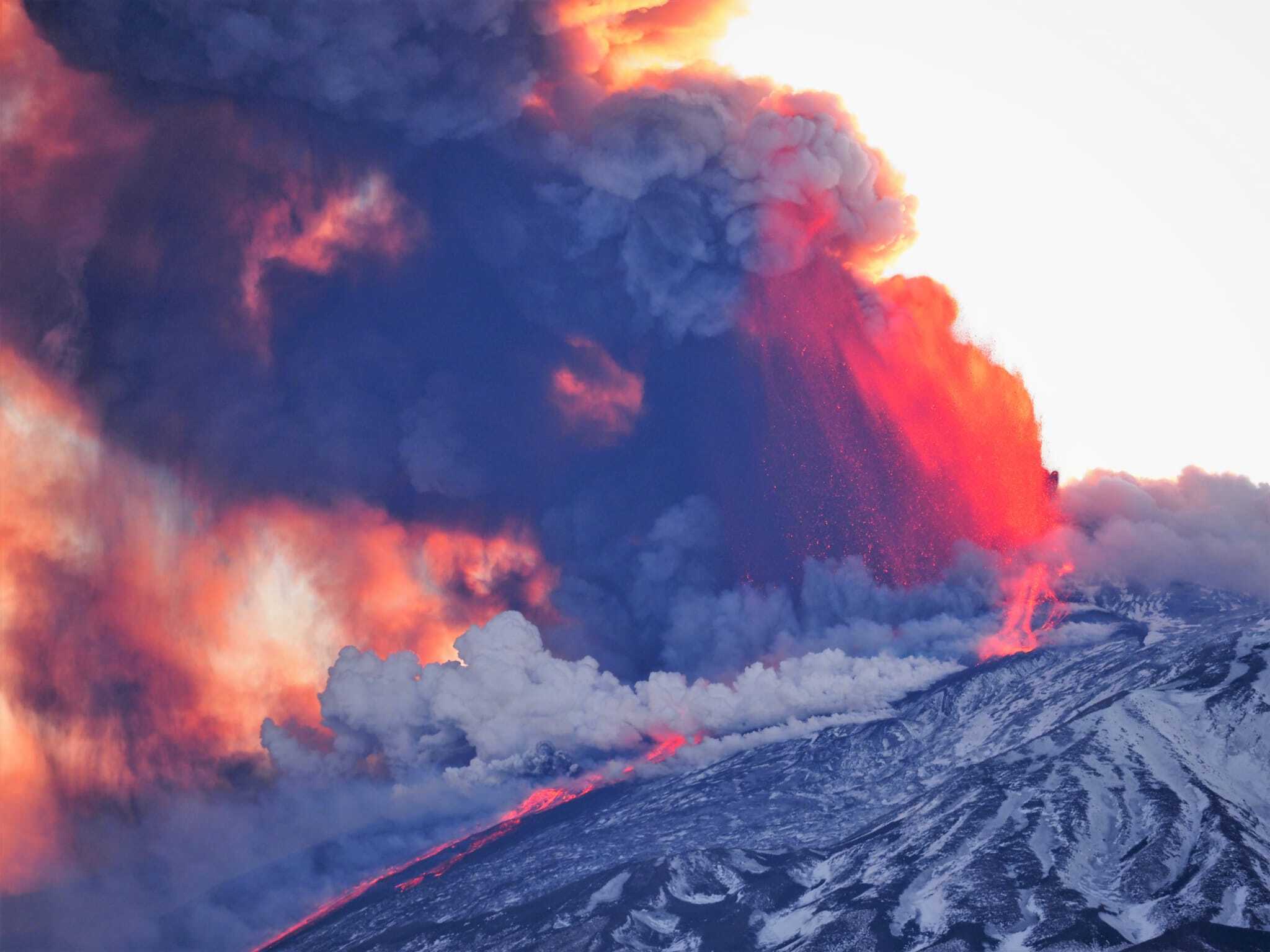 Etna Eruption 2021