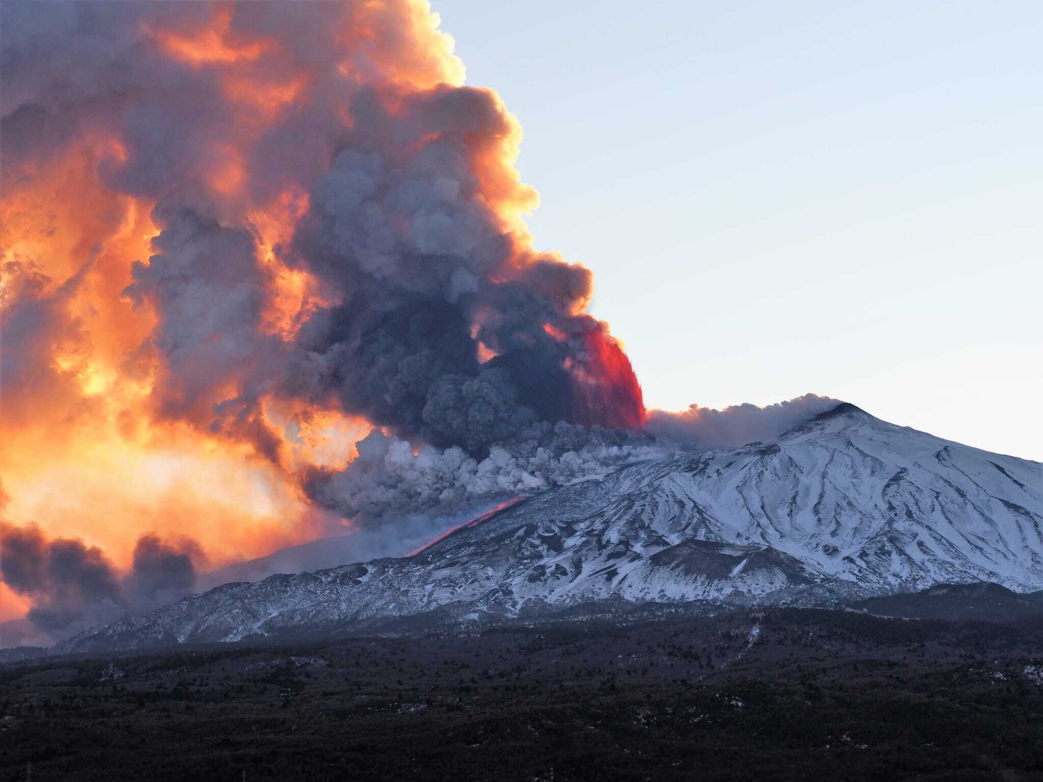 Etna Eruption 2021