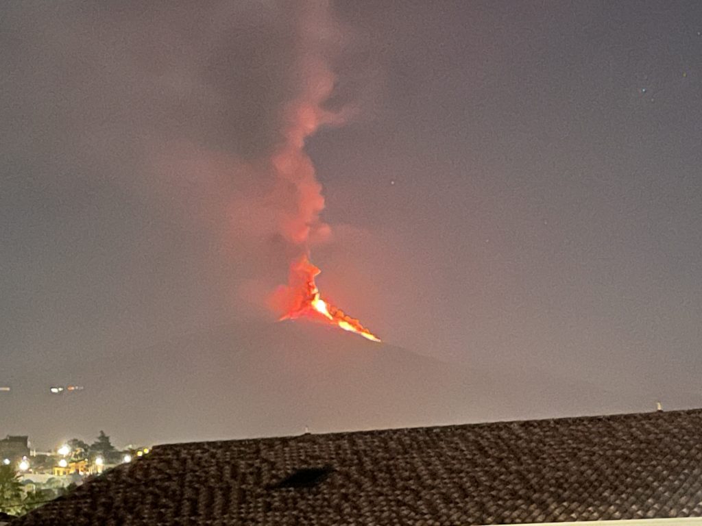 Mount Etna current Eruption