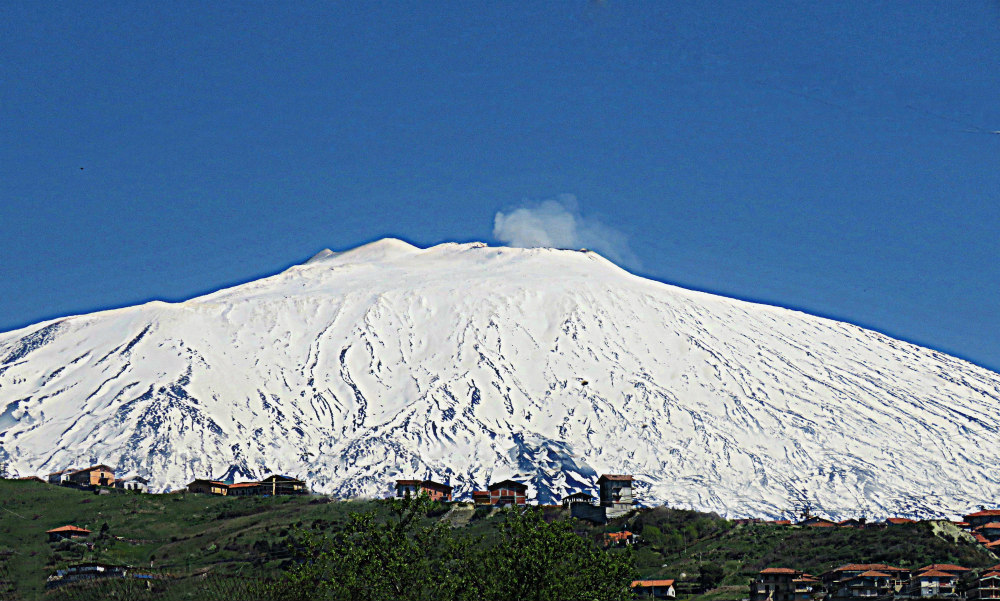 close to crater