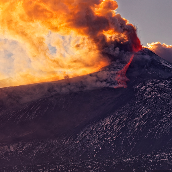 Mount Etna Sunset